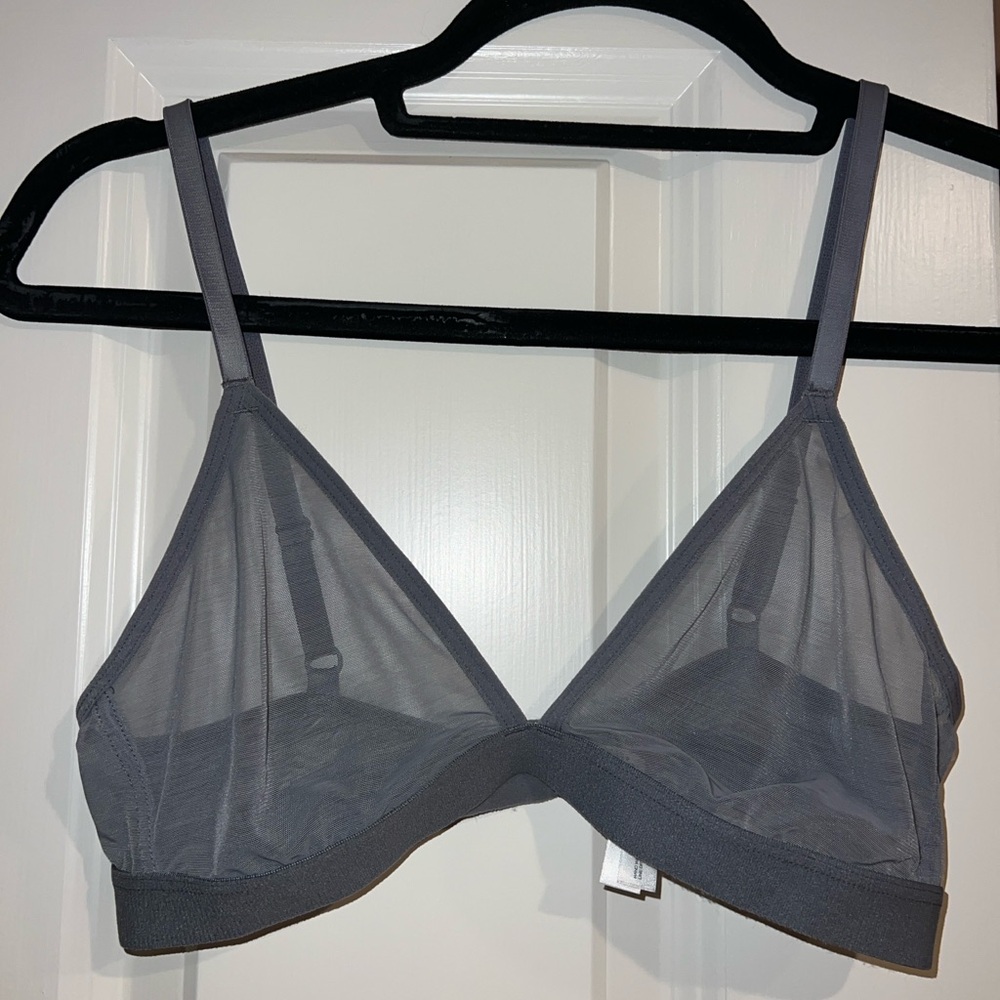 Sheer Gray Bralette